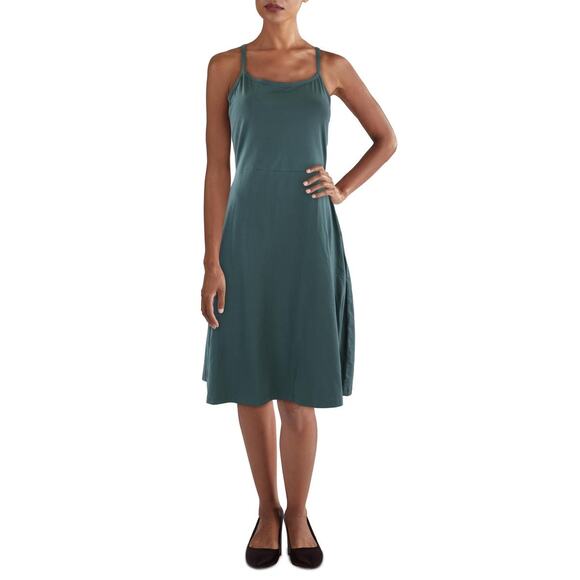 Pact Fit and Flare Organic Cotton Mini Dress Size Small - Picture 1 of 8